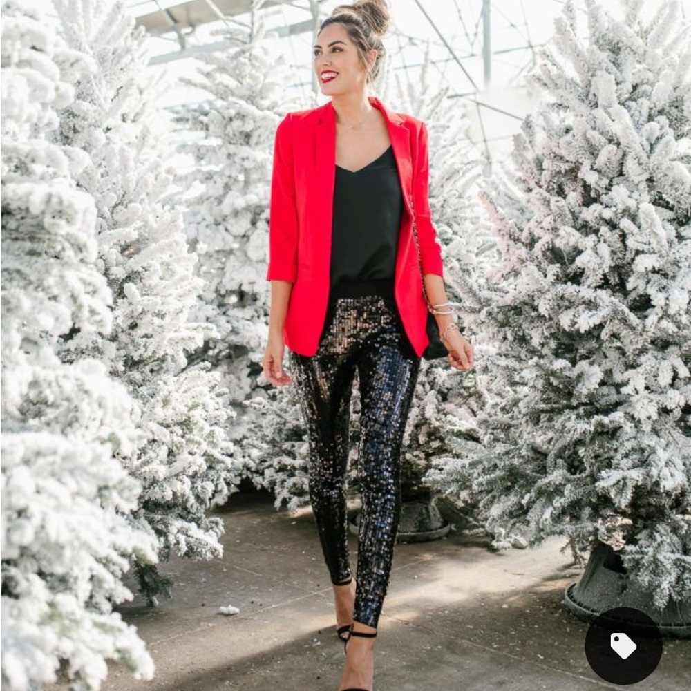 NWT Black Sequin Leggings!